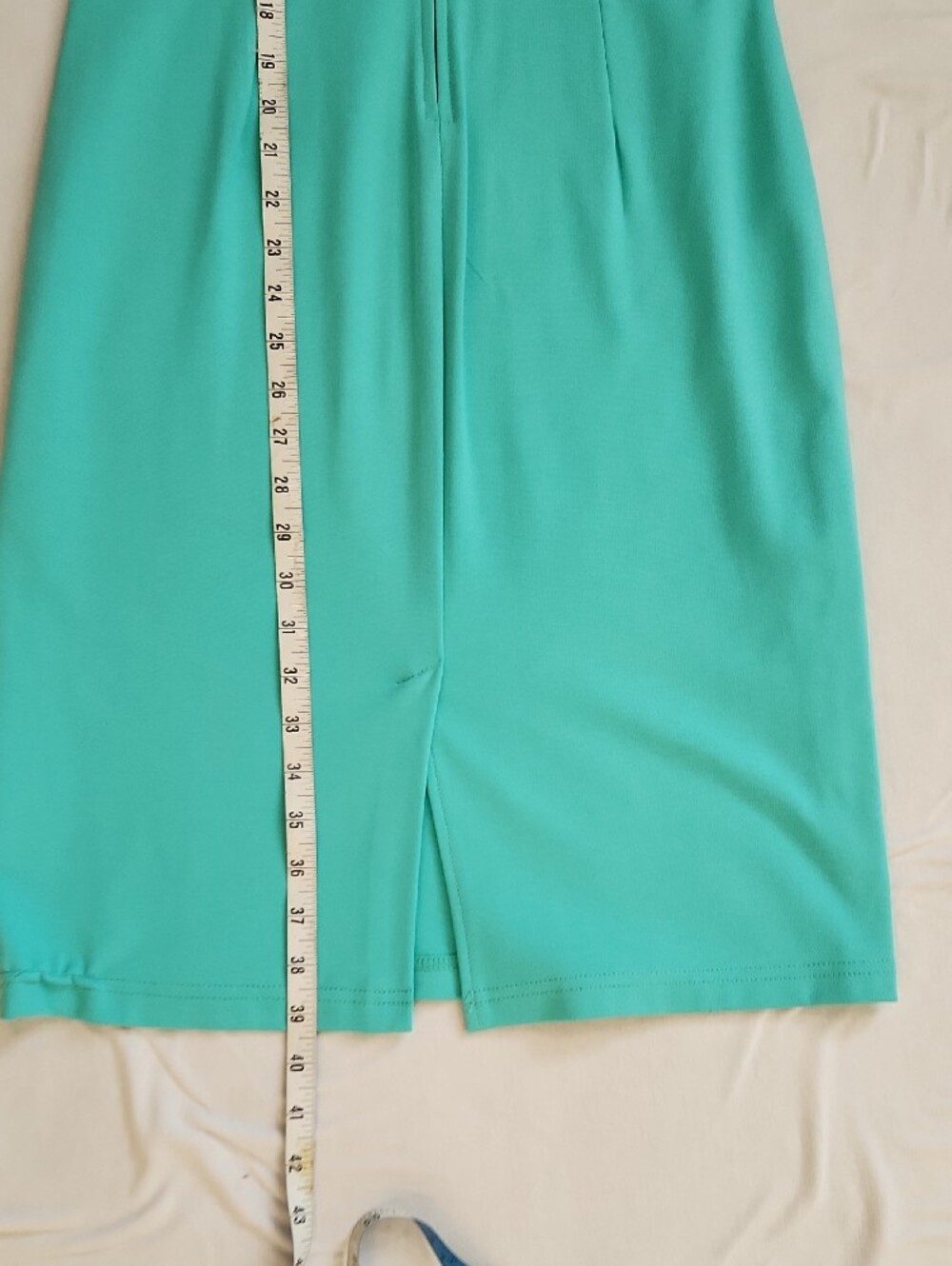 🌿 Rock Steady Mint and Black Collar Pinup Wiggle Pencil Dress SZ M - Picture 10 of 13